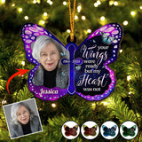 Your Wings Were Ready - Personalized Memorial Ornament