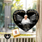 Hear The Wind And Think Of Me - Personalized Memorial Wind Chime
