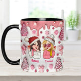 Best Bitches Ever - Personalized Bestie Accent Mug