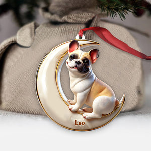 I Love My Dog - Personalized Dog Ornament
