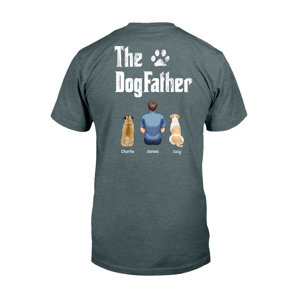 The Dog/Cat Father - Personalized Father T-shirt and Hoodie
