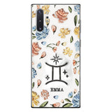 Floral Zodiac Sign - Personalized Horoscope Phone Case