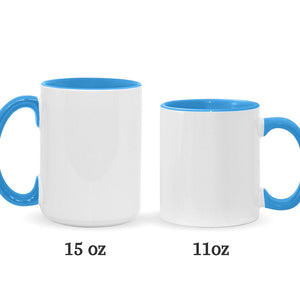 This Daddy Belongs to - Personalized Father Accent Mug