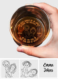 My Butt Would Be So Lonely - Personalized Couple Engraved Whiskey Glass