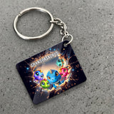 Grandpasaurus - Personalized Grandpa Keychain