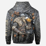 Viking Warrior Drinking Legend - Personalized Viking All Over Shirt