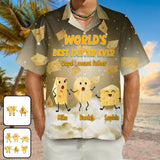 World's Best Farter Funny Cheese - Personalized Father Hawaiian Shirt