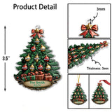 Merry Christmas - Personalized Family Custom Shaped Ornament
