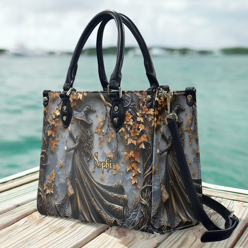 Beautiful Witch - Personalized Witch Leather Handbag