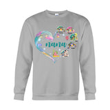 Nana's Little Turtle - Personalized Grandma T-shirt And Hoodie