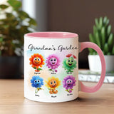 Grandma's Garden - Personalized Grandma Accent Mug