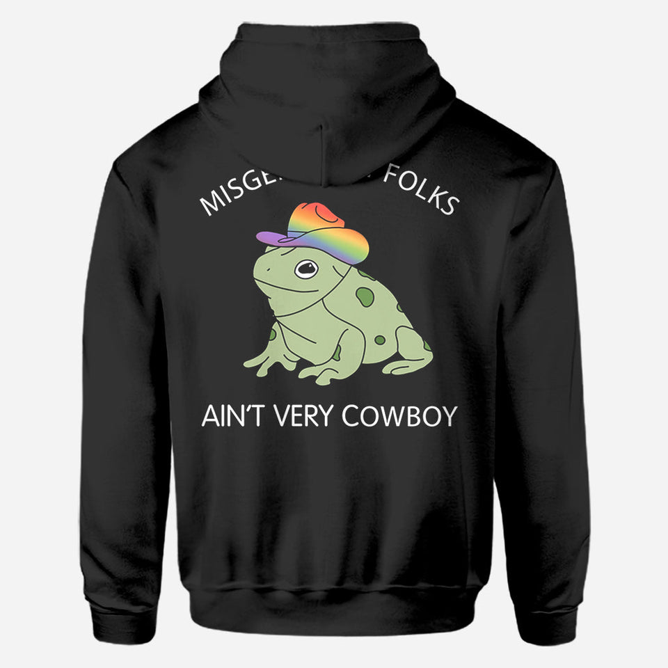 Misgendering Folks Aint Very Cowboy - Personalized LGBT Support All Over Shirt