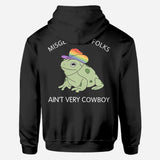Misgendering Folks Aint Very Cowboy - Personalized LGBT Support All Over Shirt