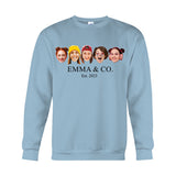 Besties & Co. Face Custom - Personalized Bestie T-shirt And Hoodie