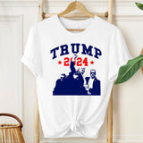 Never Surrender Shirt, Fight For America T-shirt, 2024 Rally Shirt T-shirt & Hoodie