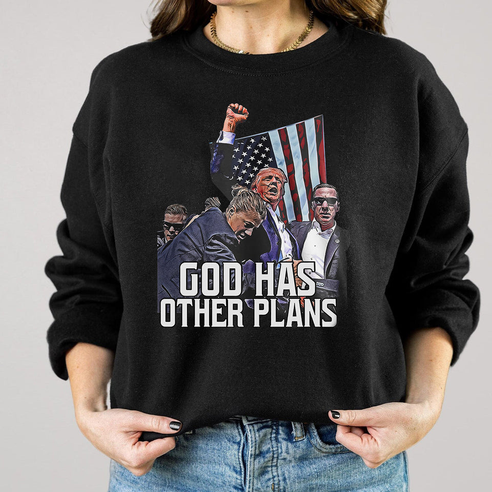 God Has Other Plan, United We Stand Shirt, Never Surrender Shirt, Fight For America T-shirt, 2024 Rally Shirt, Fight Fight Fight Shirt T-shirt & Hoodie