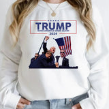 United We Stand Shirt, Never Surrender Shirt, Fight For America T-shirt, 2024 Rally Shirt, Fight Fight Fight Shirt T-shirt & Hoodie