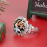 Any Photo - Personalized Zircon Photo Ring