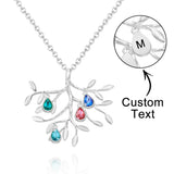 Our Family - Personalized Family Tree Necklace With Birthstone