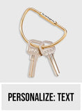 Custom Text D Keyring - gift for anyone - Personalized D Keyring