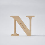Wooden Letter - Personalized Any Letter With Name Lamp