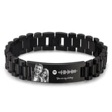 Our Song - Personalized Couple Spotify Code Bracelet