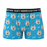 Custom Dog Face Boxers - Personalized Dog Men's boxer briefs