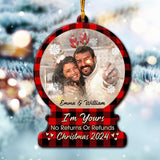 I'm Yours No Returns Or Refunds - Personalized Couple Ornament