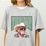 Cowboy Western Make America Great Donald Daddy Shirt, Trump President Shirt, Donald Trump Funny Shirt, Trump 2024 Tee, Republican Gift Tee T-shirt & Hoodie