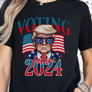 Voting For a Felon 2024 T-Shirt Trump shirt Election Tee 2024 Election Shirt Stand With Trump Shirt Vote for Felon Tshirt Funny friend gift T-shirt & Hoodie
