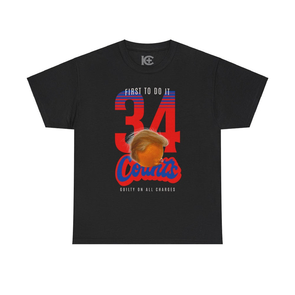 34 Counts Tshirt, Trump Gu1lty Shirt, Funny Trump Political Tee, Politics Satire Shirt, Trump 2024 Shirts T-shirt & Hoodie