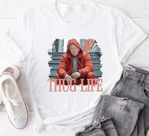 Donald Trump Thug Life Shirt, Funny Trump 2024 Shirt, Sarcastic Trump Shirt, Political Shirt, Unisex Republican Shirt T-shirt & Hoodie