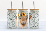 Highland Cow Lover Highland Cow Can Glass 0624