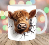 Funny Highland Cow Highland Cow Mug 0624