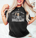Free Daddy Trump 2024 Shirt, Trump Daddy Shirt, Funny Trump Shirt, Republican Tee, Trump 2024 Shirt, Political Shirt, Trump Lover Gift T-shirt & Hoodie