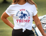 Trump 2024 Shirt, Take America Back Shirt, Country Western Trump Cowboy Proud Conservative, President Trump, America 4th July Shirt T-shirt & Hoodie