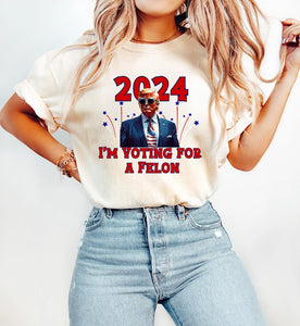 Trump I'm Voting For A Felon Shirt, Trump For President 2024 Shirt, Trump Shirt, Trump Never Surrender Shirt T-shirt & Hoodie