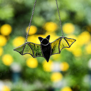 Halloween Bat Window Hanging Suncatcher Ornament Halloween Window Hanging Suncatcher Ornament 0924