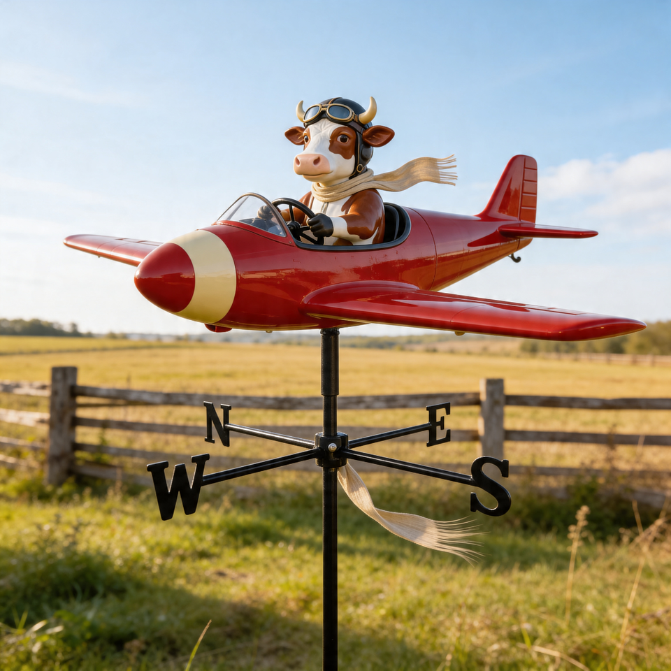 Farmer Must-have Item, Highland Cow, Chicken,... - Personalized Farmer Weather Vane