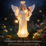 Memorial Gift, Jesus Protection - Personalized Memorial Garden Solar Light
