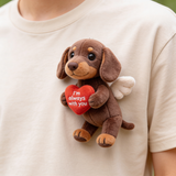 Memorial Gift, Pet Memorial Gift - Personalized Dog Plush Brooch