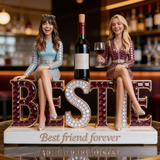Wine Lover Gift - Personalized Wine Custom Shaped Acrylic Plaque
