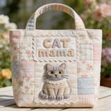 Dog Mama Gift Idea, Dog Lover Gift - Personalized Dog Quilted Tote Bag