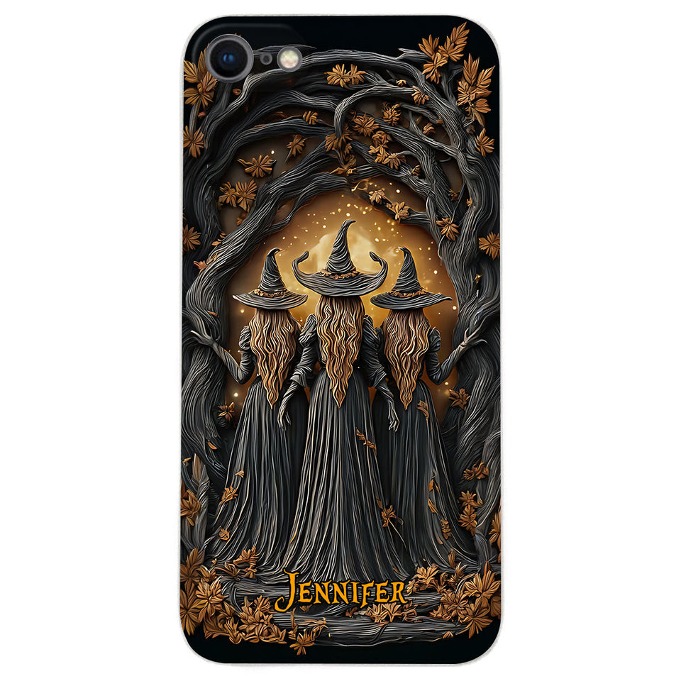 Best Witches - Personalized Witch Leather Phone Case