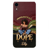 Happy Juneteeth, Black History, Black Pride - Personalized African American 3D Embossed Leather Phone Case