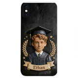 Graduation Gift - Personalized Graduation 3D Embossed Leather Phone Case