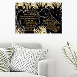 You're Not Just A Dog Faux Glitter Pattern Print Poster