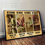 Be Strong - Sewing Poster