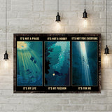 It's Not A phase It's My Life - Scuba Diving Poster