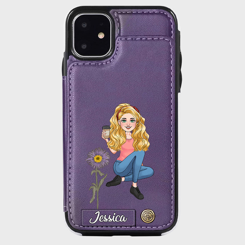 Gift For Friends Birth Month - Personalized Bestie Wallet Phone Case